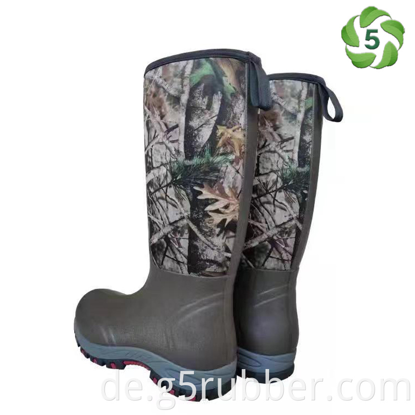 Camo Neoprene Rubber Hunting Boots